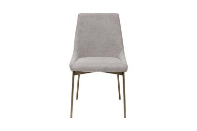 Мебель Garda Decor 163YH-06963 Стул обеденный белый+бронза 49*61*87см арт. 163YH-06963