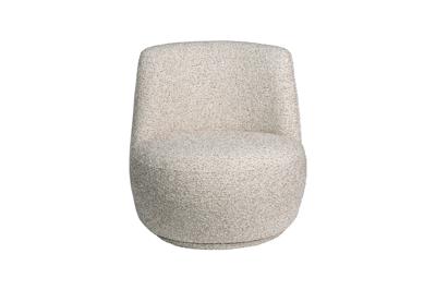 Мебель Garda Decor ZW-24057 Кресло Риволи (Rivoli) поворотное рогожка бежевый 73*75*75см арт. ZW-24057