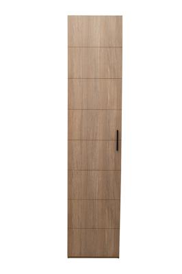 Мебель Garda Decor GD-10024/2-3 Шкаф Альто(Alto) пенал c вешалкой,цвет дуб Урбан Кофейный, фасад глухой 50*57*228.5см арт. GD-10024/2-3(глухой)
