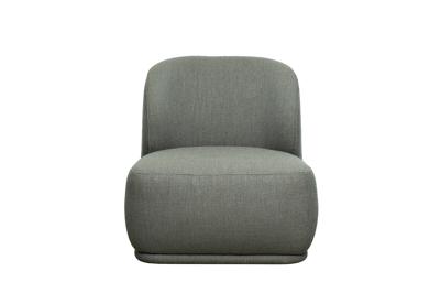 Мебель Garda Decor Кресло Капри Базовая(Capri Basic), рогожка т.серый Norton-Graphite 80*90*82см арт. CAPRI BASIC-Norton Graphite