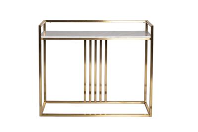 Мебель Garda Decor 47ED-182KONS-ZOL Консоль Мисти Нуова (Misty Nuova) иск.мрам/мат.зол 100*30*85см арт. 47ED-182KONS-ZOL