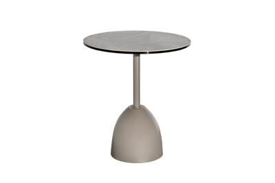 Мебель Garda Decor 57EL-17012 Стол журнальный, керамика Аугустус Грей (Augustus Gray) d48*55см арт. 57EL-17012