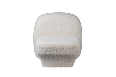 Мебель Garda Decor ZW-23126 Кресло Альбано (Albano) букле белое 78*79*76см арт. ZW-23126