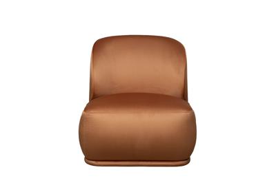 Мебель Garda Decor Кресло Капри Базовая(Capri Basic), велюр терракотовый Colt006-TER 80*90*82см арт. CAPRI BASIC-Colt006-TER