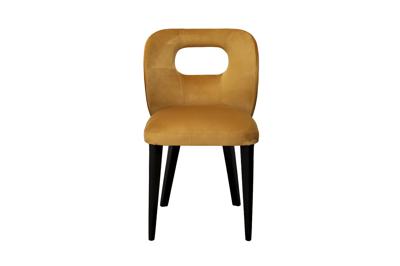 Мебель Garda Decor Стул Уникальный(Unico) горчичный велюр Colt022-Orang 50*47*81см арт. UNICO-Colto22-ORANG