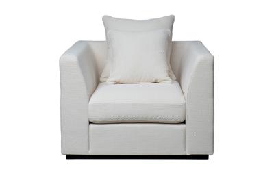 Мебель Garda Decor Кресло Роберто(Roberto) рогожка кремовый BOTEGA-SVBEG 105*100*90см арт. ROBERTO-K-BOTEGA SVBEG