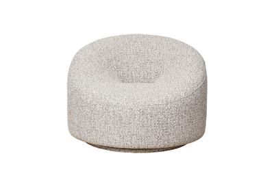 Мебель Garda Decor Кресло поворотное Луна(Luna) шенилл серый SEPPIA-SER 98*90*69см арт. LUNA- SEPPIA SER