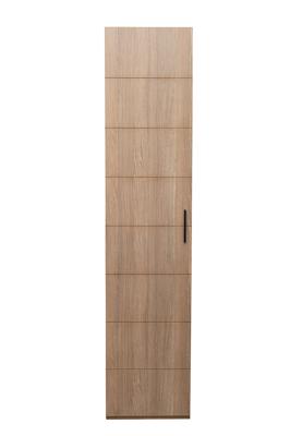 Мебель Garda Decor GD-10014/2-3 Шкаф Альто(Alto) пенал c полками,цвет дуб Урбан Кофейный, фасад глухой 50*57*228.5см арт. GD-10014/2-3(глухой)