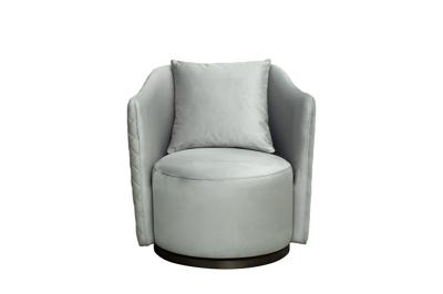 Мебель Garda Decor Кресло Верона(Verona) вращающееся, велюр мятный Colt025-MINT/бронза 70*77*80см арт. VERONA-Colt025-Bronza