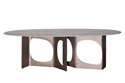 Мебель Garda Decor 58DB-24236 Стол обеденный Травертин (Travertine), столешница травертин 240*110*76см арт. 58DB-24236