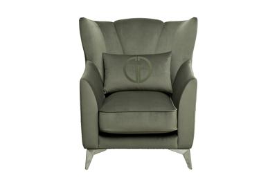 Мебель Garda Decor Кресло Сиена(Siena) велюр т.зеленый Colt1011-TZEL 83*82*93см арт. SIENA-К-Colt1011