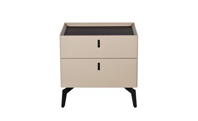 Мебель Garda Decor 77IP-NS817/1 Тумбочка с двумя ящиками светлая 50*43,5*50см арт. 77IP-NS817/1