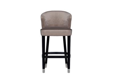 Мебель Garda Decor 48MY-4115-B PEG Стул барный велюр жемчужно-серый 53*59*108см арт. 48MY-4115-B PEG