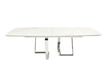 Мебель Garda Decor 83MC-22190 Стол обеденный раскл.керам.белый/хром 240(160)*90*76см арт. 83MC-22190