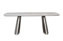 Мебель Garda Decor 160KD-60061 Стол обеденный, керамика Johannesburg белая 240*100*75см арт. 160KD-60061