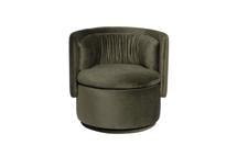 Мебель Garda Decor ZW-KRES-061 ZEL Кресло поворотное велюр зеленый 76*72*71см арт. ZW-KRES-061 ZEL