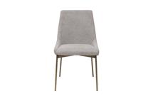 Мебель Garda Decor 163YH-06963 Стул обеденный белый+бронза 49*61*87см арт. 163YH-06963