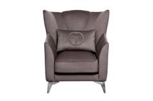 Мебель Garda Decor Кресло Siena велюр коричнвый Colt1012-ROSKOR 17 83*82*93см арт. SIENA-К-Colt1012