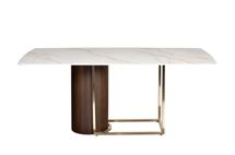 Мебель Garda Decor 76AR-21100 Стол обеденный иск.камень белый 180*90*75см арт. 76AR-21100