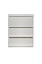Мебель Garda Decor 151SV-000016 Шкаф-витрина открытый бежевый 100*128*40см арт. 151SV-000016