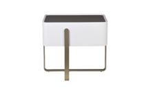 Мебель Garda Decor 77IP-20863 Тумбочка светлая с металл. каркасом 58*40*55см арт. 77IP-20863