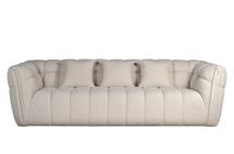 Мебель Garda Decor ZW-26803 Диван Prato трехместный букле белый 249*106*74см арт. ZW-26803