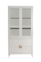 Мебель Garda Decor 151SV-000025 Шкаф-витрина 2 стеклянных фасада с комодом с 2-мя ящиками арт. 151SV-000025