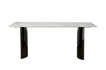 Мебель Garda Decor 76AR-157-STOL/OB Стол обеденный иск.камень белый 180*90*75см арт. 76AR-157-STOL/OB