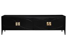 Мебель Garda Decor 151SV-00005 Тумба под TV черная 200*60*40см арт. 151SV-00005