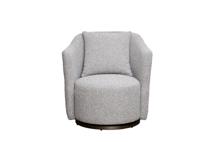 Мебель Garda Decor Кресло Verona вращающееся, букле серый Orso-SER/бронза 70*77*80см арт. VERONA-Orso-SER-Bronza