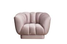 Мебель Garda Decor Кресло Фабио(Fabio) велюр бежевый Colt1001 104*96*74см арт. FABIO-1-2K-Colt1001