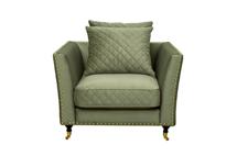 Мебель Garda Decor Кресло Сорренто(Sorrento), велюр оливковый Colt1002 98*101*88см арт. SORRENTO1-Colt1002