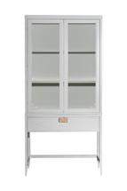 Мебель Garda Decor 151SV-000024 Шкаф-витрина 2 стеклянных фасада с консолью с 1-м ящиком арт. 151SV-000024