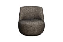 Мебель Garda Decor Кресло Риволи(GD/Rivoli) поворотное рогожка черно-золотое Santo302-CHZOL 73*80*74см арт. GD/RIVOLI-K-Santo302-CHZOL