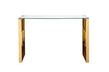 Мебель Garda Decor 47ED-08201 Консоль прозр.стекло/золото 120*40*78см арт. 47ED-08201