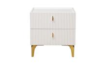 Мебель Garda Decor GD-00003 Тумбочка прикроватная Дориа(Doria) белая 50*40*55см арт. GD-00003