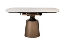 Мебель Garda Decor 169DT-93033 Стол обеденный раскл. керам.столешница 90(30+30)*150*75/77см арт. 169DT-93033