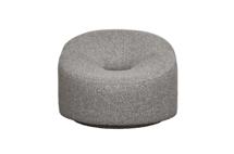 Мебель Garda Decor Кресло поворотное Луна(Luna) рогожка черно-серый Santo1606-CHSER 98*90*69см арт. LUNA-Santo1606-CHSER