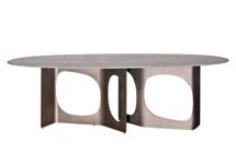 Мебель Garda Decor 58DB-24236 Стол обеденный Травертин (Travertine), столешница травертин 240*110*76см арт. 58DB-24236