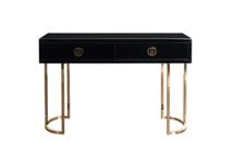 Мебель Garda Decor KFG16701 Консоль GD 2 ящика черная 120*30*78см арт. KFG16701