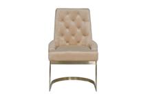 Мебель Garda Decor 76AR-6210GOLD-BG Стул велюр бежевый/матовое золото 65*61*93см арт. 76AR-6210GOLD-BG