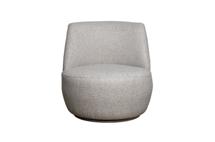 Мебель Garda Decor Кресло Риволи(GD/Rivoli) поворотное рогожка св.бежевое Santo1902-SECRU 73*80*74см арт. GD/RIVOLI-K-Santo1902-SECRU