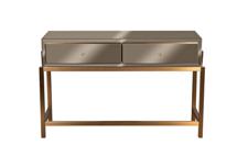Мебель Garda Decor KFG210 Консоль 2 ящика зеркало бронза/золото 120*42*76 см арт. KFG210