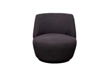 Мебель Garda Decor Кресло Риволи(GD/Rivoli) поворотное рогожка черная Botega-CHERN 73*80*74см арт. GD/RIVOLI-K-Botega-CHERN