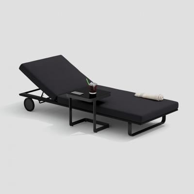 Мебель IDEAL PATIO Шезлонг КОСТА на колесах антрацит - каркас карбон арт. CST.3015000