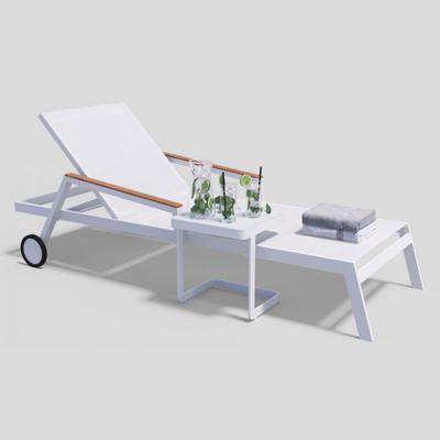 Мебель IDEAL PATIO Шезлонг СПОНДА белый арт. SPN.302800