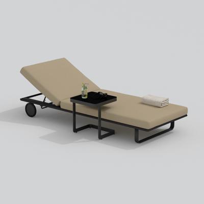Мебель IDEAL PATIO Шезлонг КОСТА на колесах бежевый - каркас карбон арт. CST.3012000