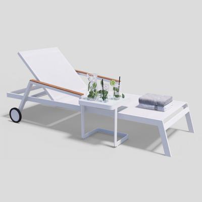 Мебель IDEAL PATIO Шезлонг СПОНДА белый арт. SPN.302800