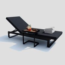 Мебель IDEAL PATIO Шезлонг LETTO антрацит - каркас карбон арт. LTT.3015000