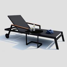 Мебель IDEAL PATIO Шезлонг SPONDA карбон арт. SPN.3019000